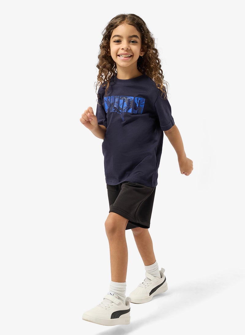 PUMA Youth Essential Logo Lab Story 2 T-Shirt - Image 4